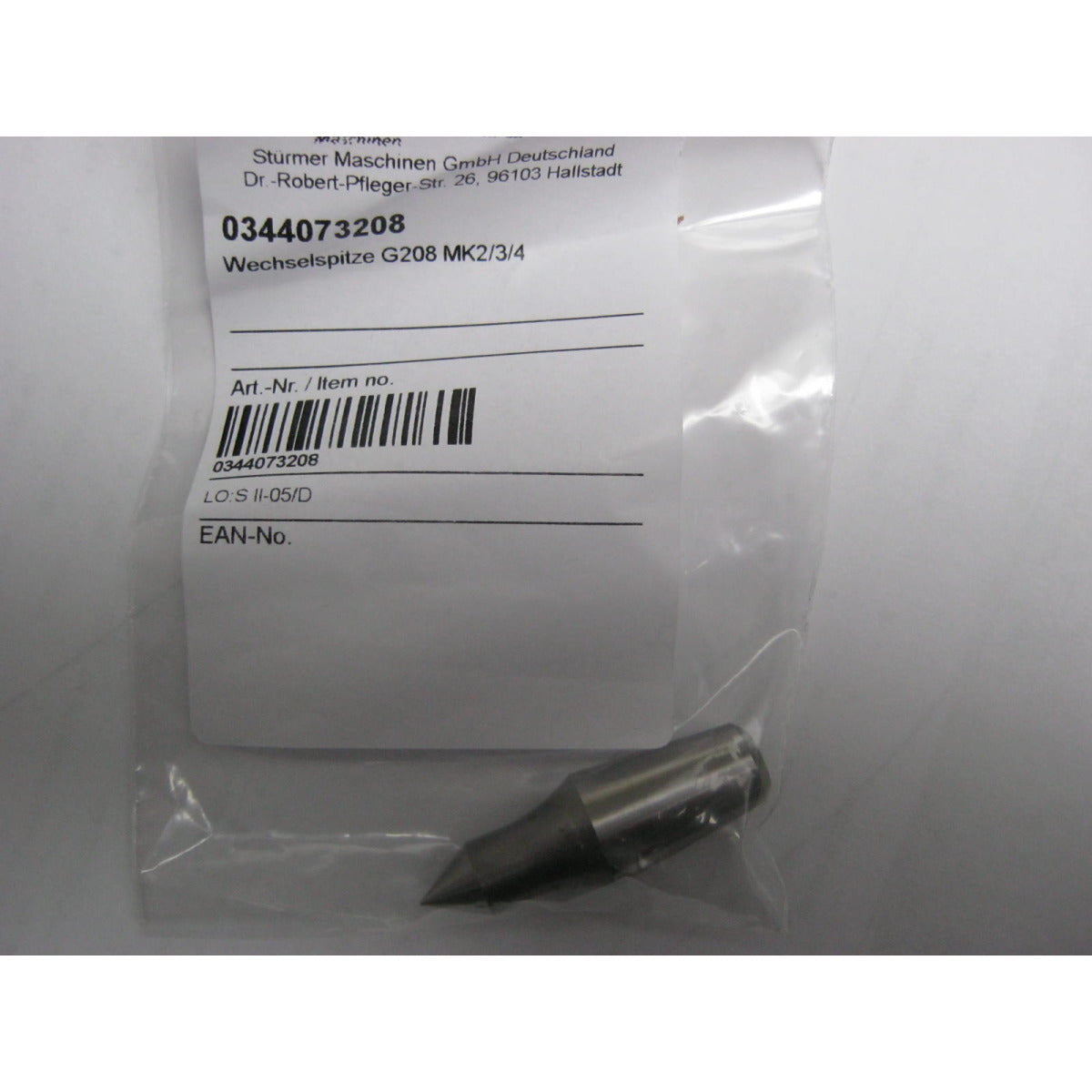 Optimum Wechselspitze G208 MK2/3/4 für Zentrierspitzenset SM-0344073208 - SM.P-0344073208