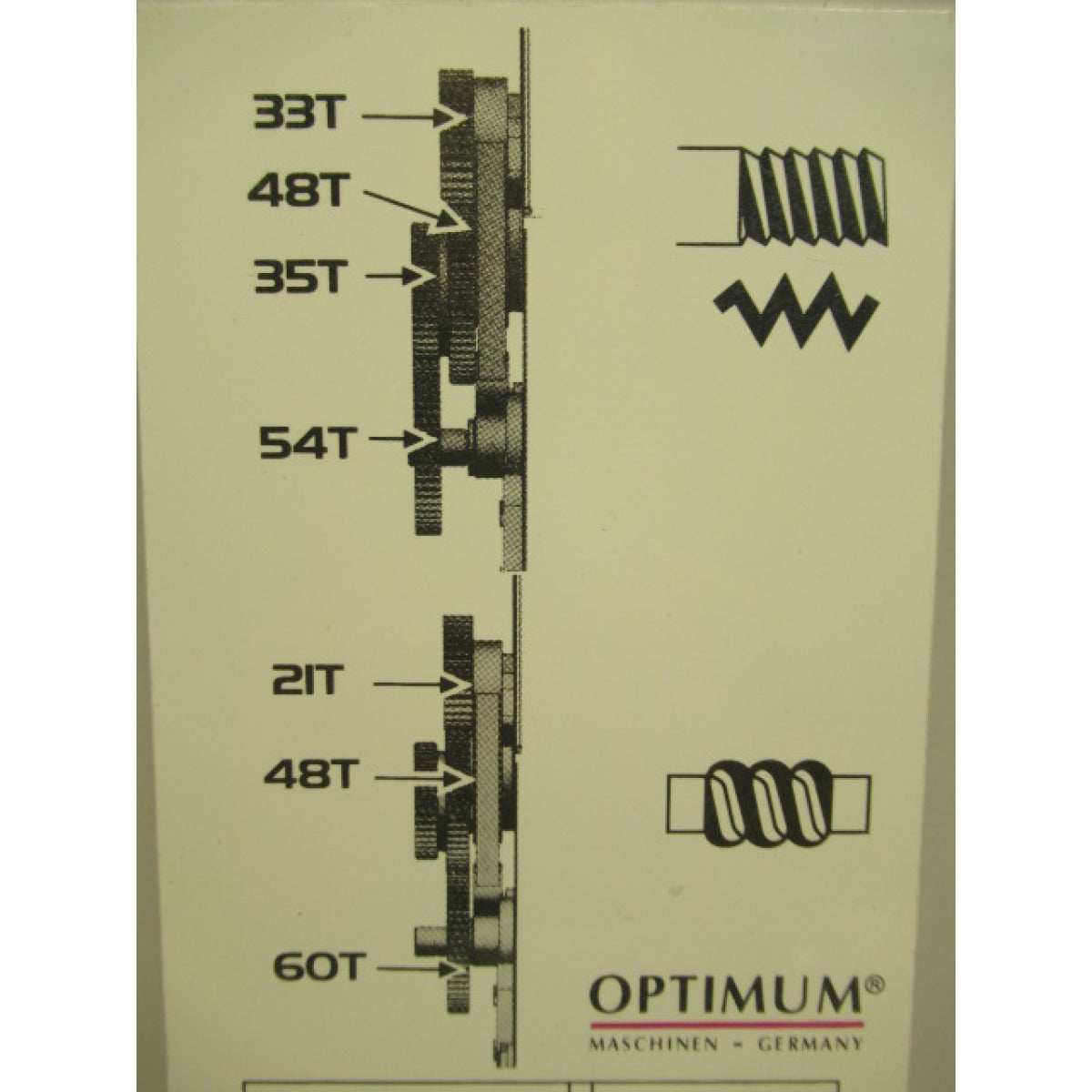 OPTIMUM Label TH4210/D/TH4215/D – Variante 2 SM-03462050L03