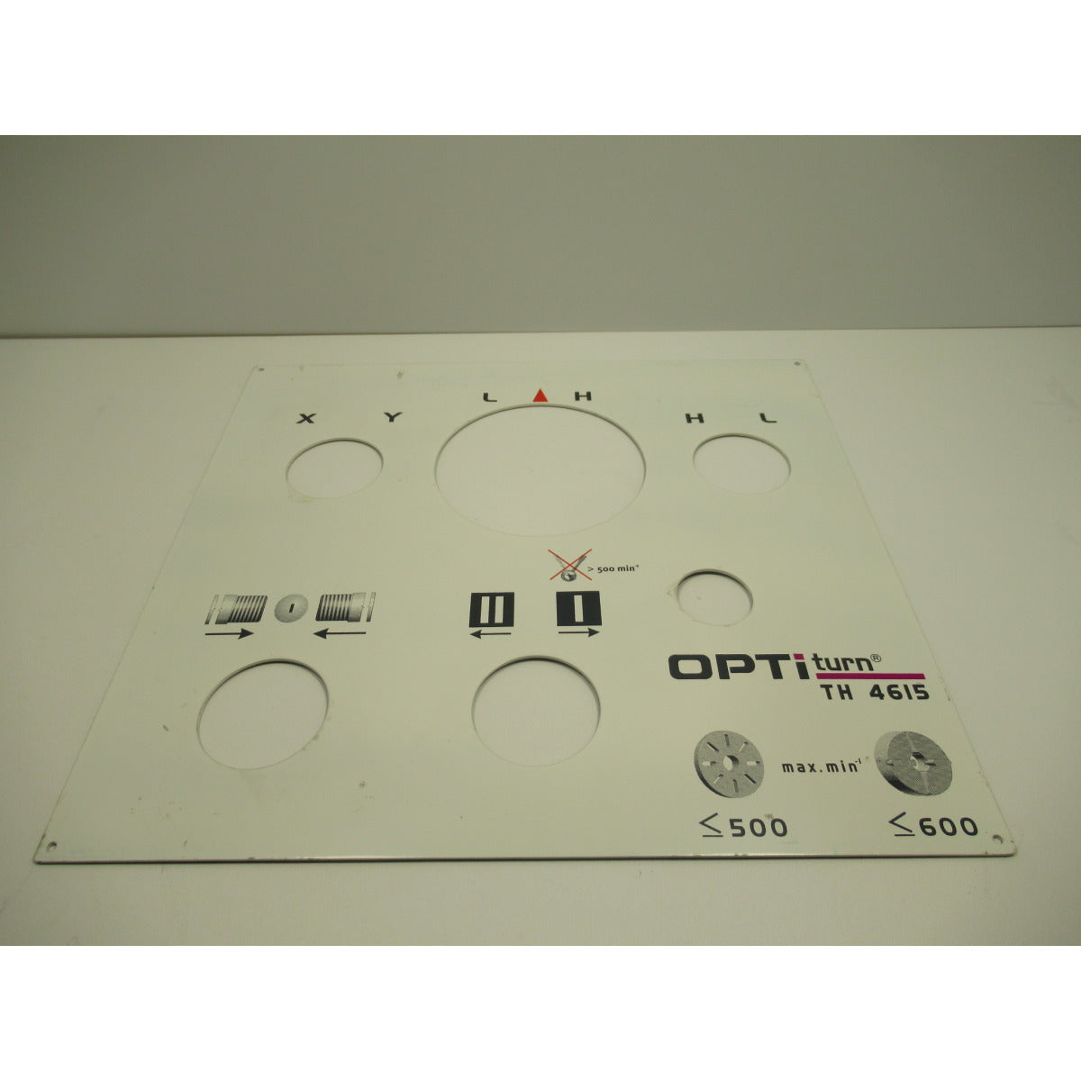 OPTIMUM Label Spindelgetriebe TH4615D SM-03462120L01