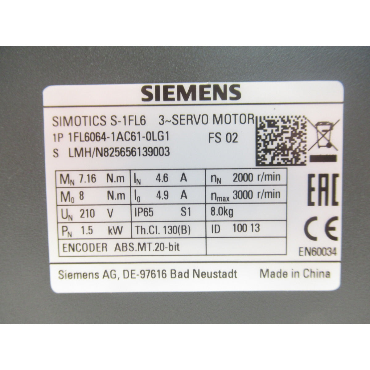 Optimum Schrittmotor F105CNC advance X-Achse - Art. 03501100309