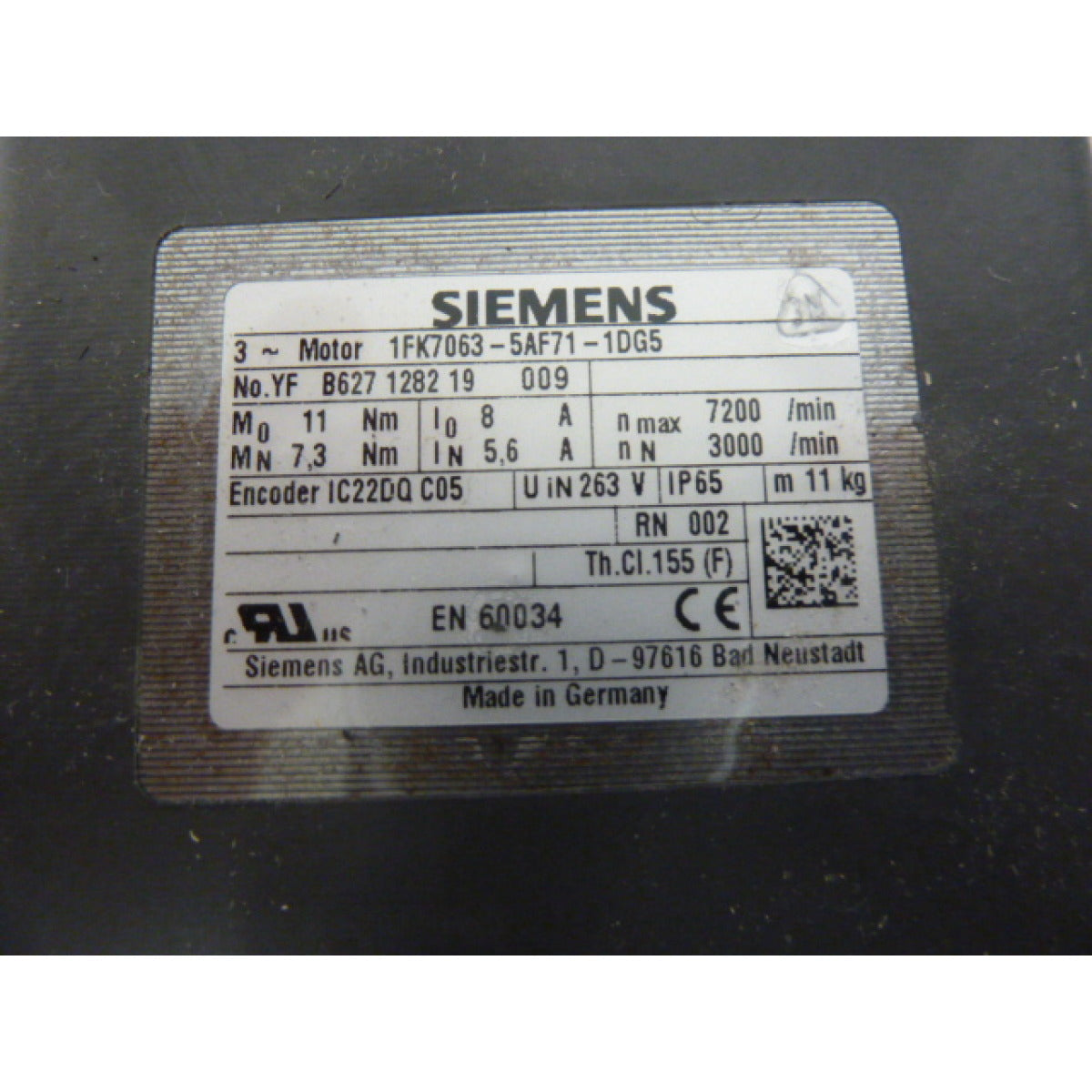 Optimum Motor F210TC CNC SIEMENS/400V - Art. 03511125431