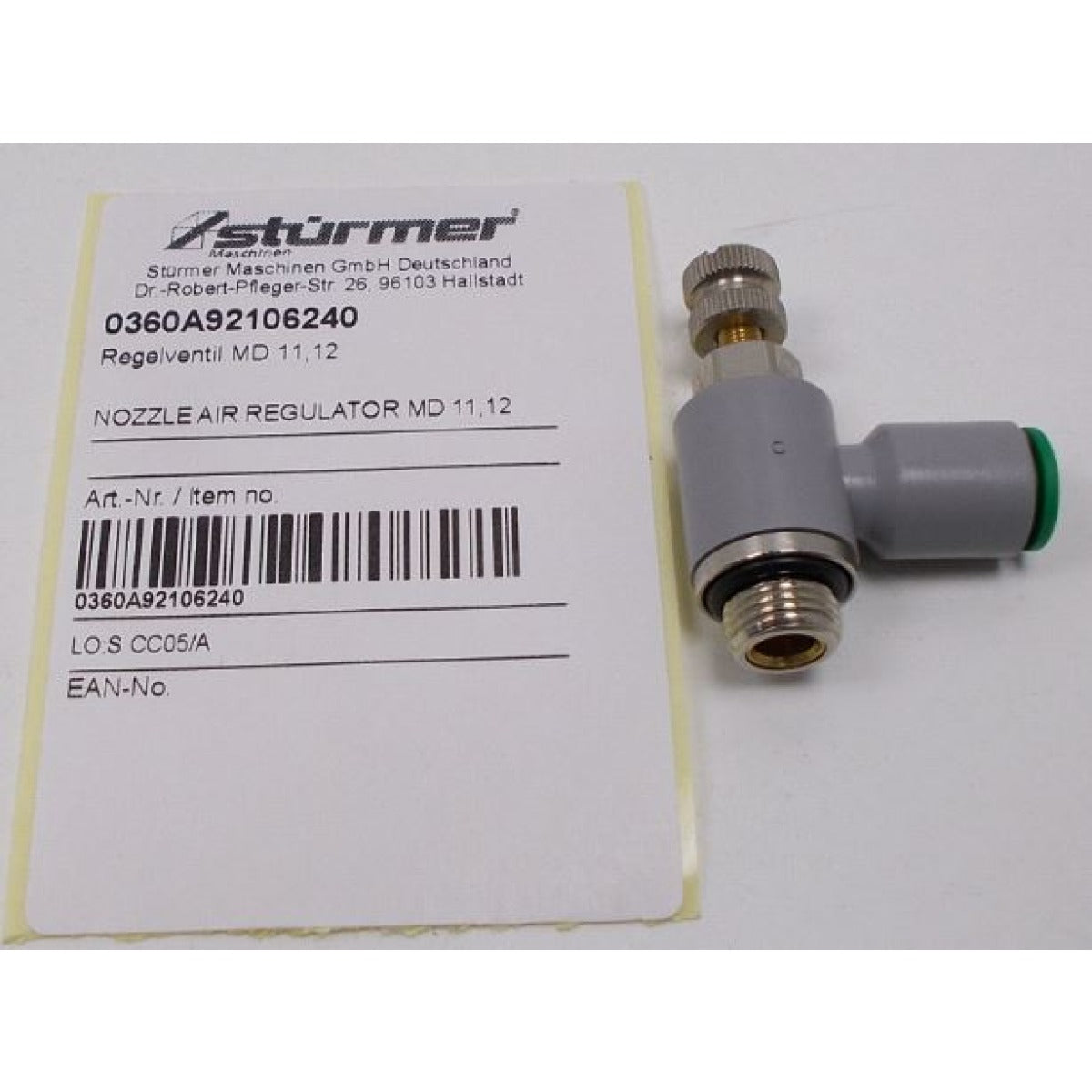 Metallkraft Regelventil MD 11,12 A92.106240 - Art. 0360A92106240