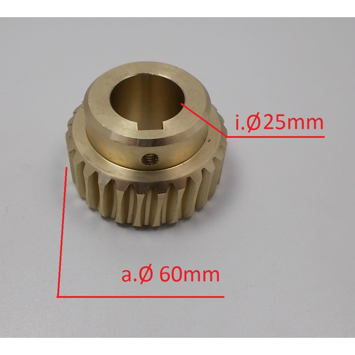 Metallkraft Zahnrad MKS 250 019/05 / Ø60x24 / Z27 - Art. 036201905