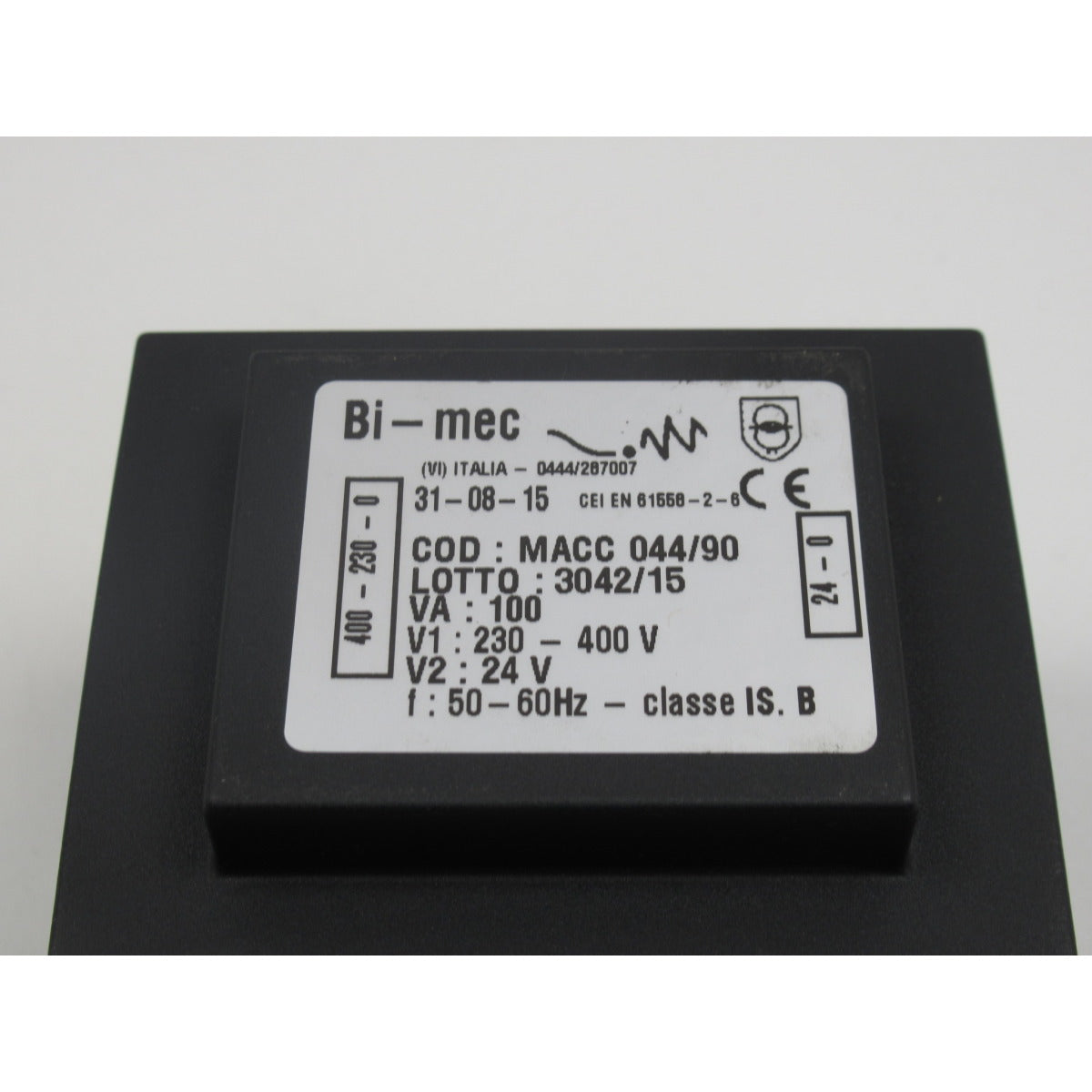 Metallkraft Steuertrafo LMS 400 044/90 / 100VA / 0-230-400V / 0-24V - Art. 036204490