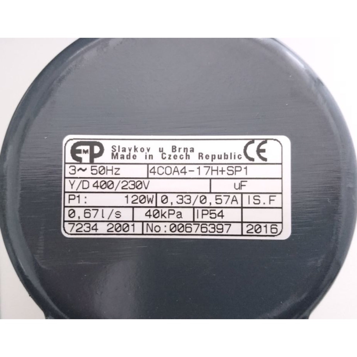 Metallkraft Kühlmittelpumpe HMBS 400,500,510 032.105.000 / 4COA4-17HP1 / 400V / 120W - Art. 0369032105000