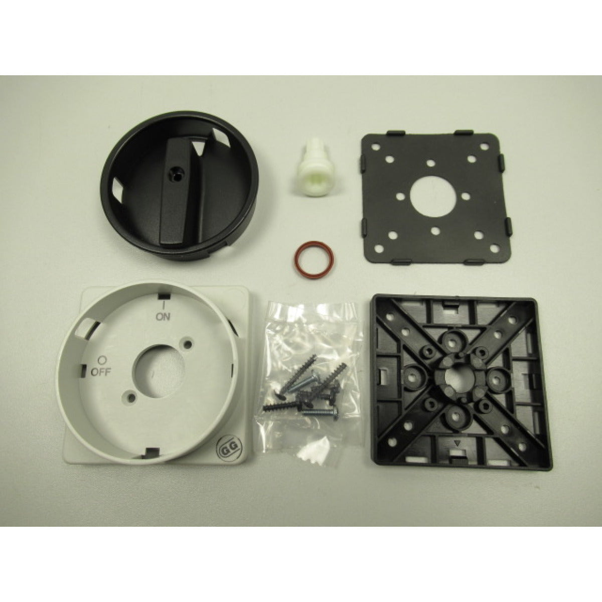 Metallkraft Schalterblende BMBS Hauptschalter ON/OFF 049.000.193 / ILME ZQ32OPN / 12-40A - Art. 0369049000193