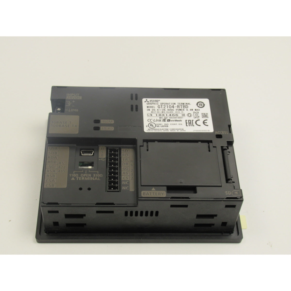 Metallkraft Display BMBS CNC-G Serie 049.000.424  / MITSUBISHI GT2104-RTBD - Art. 0369283924