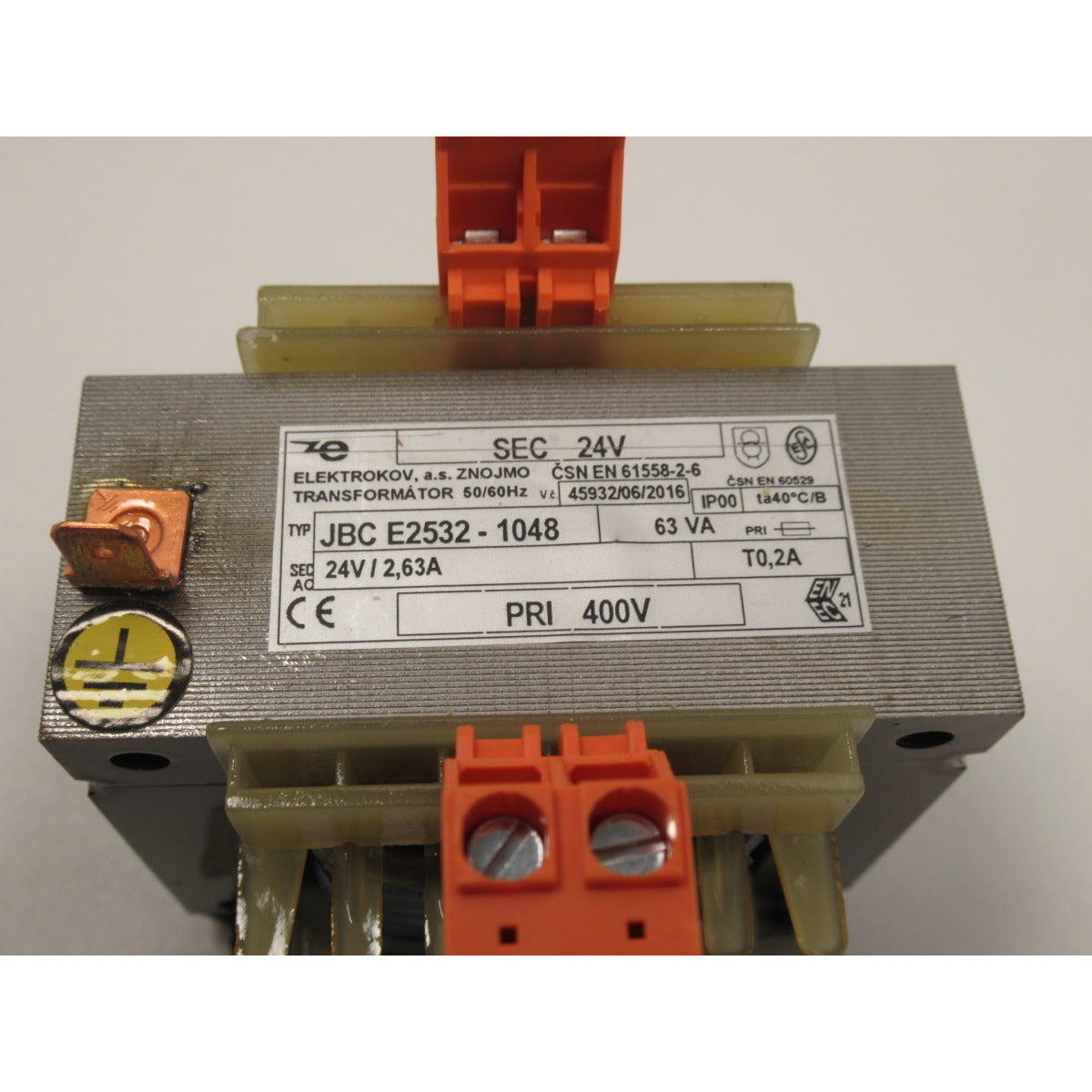 Metallkraft Trafo BMBS 250x315, 220x250 63VA, 2,63A, 400V/24V - Art. 0369JBCE2532