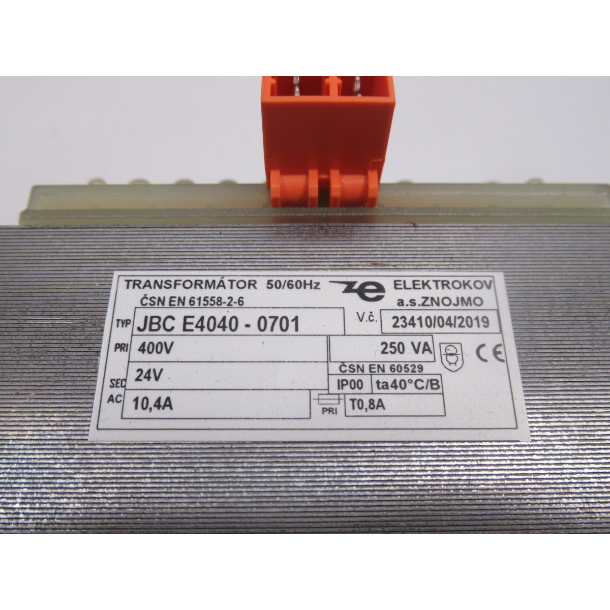 Metallkraft Trafo HMBS 300x300 CNC X JBC E4040-0701 / 250VA / 400V/24V - Art. 0369JBCE4040