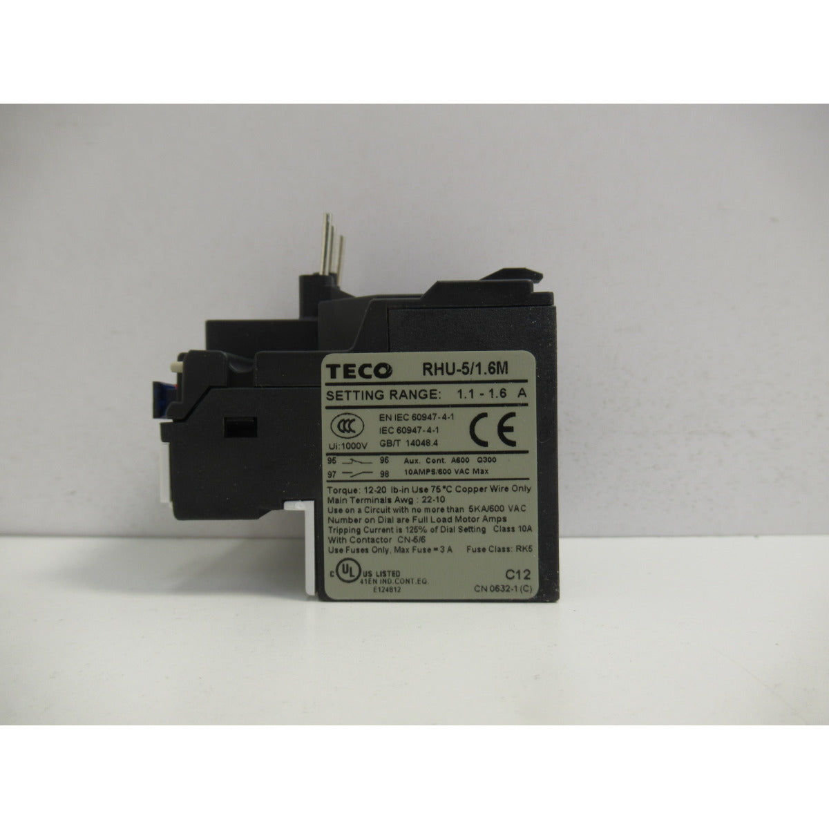 Metallkraft Relais FR1 MSBM 2020-15 C S TECO 1,1-1,6A - Art. 03772940FR1
