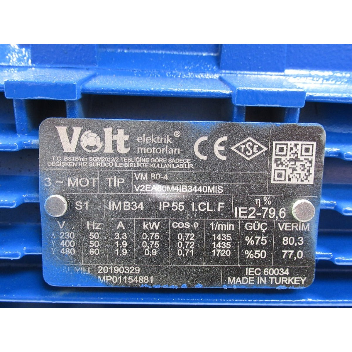 Metallkraft Antreibseinheit SBM 140-12E inkl. Getriebe - Art. 0381400338