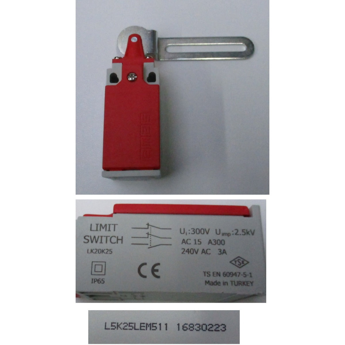 Metallkraft Mikroschalter GBP, GBP-R, GBP-S L5K25KEM511 EMAS - Art. 0382L5K25