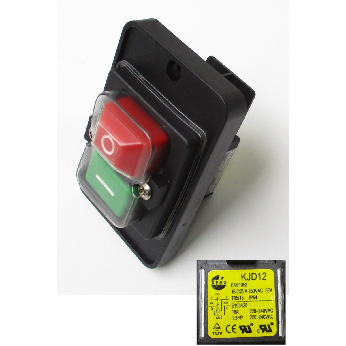 Metallkraft Motorschalter MB 502,754, ME 7500 / 230V KEDU KJD12 - Art. 0386050286