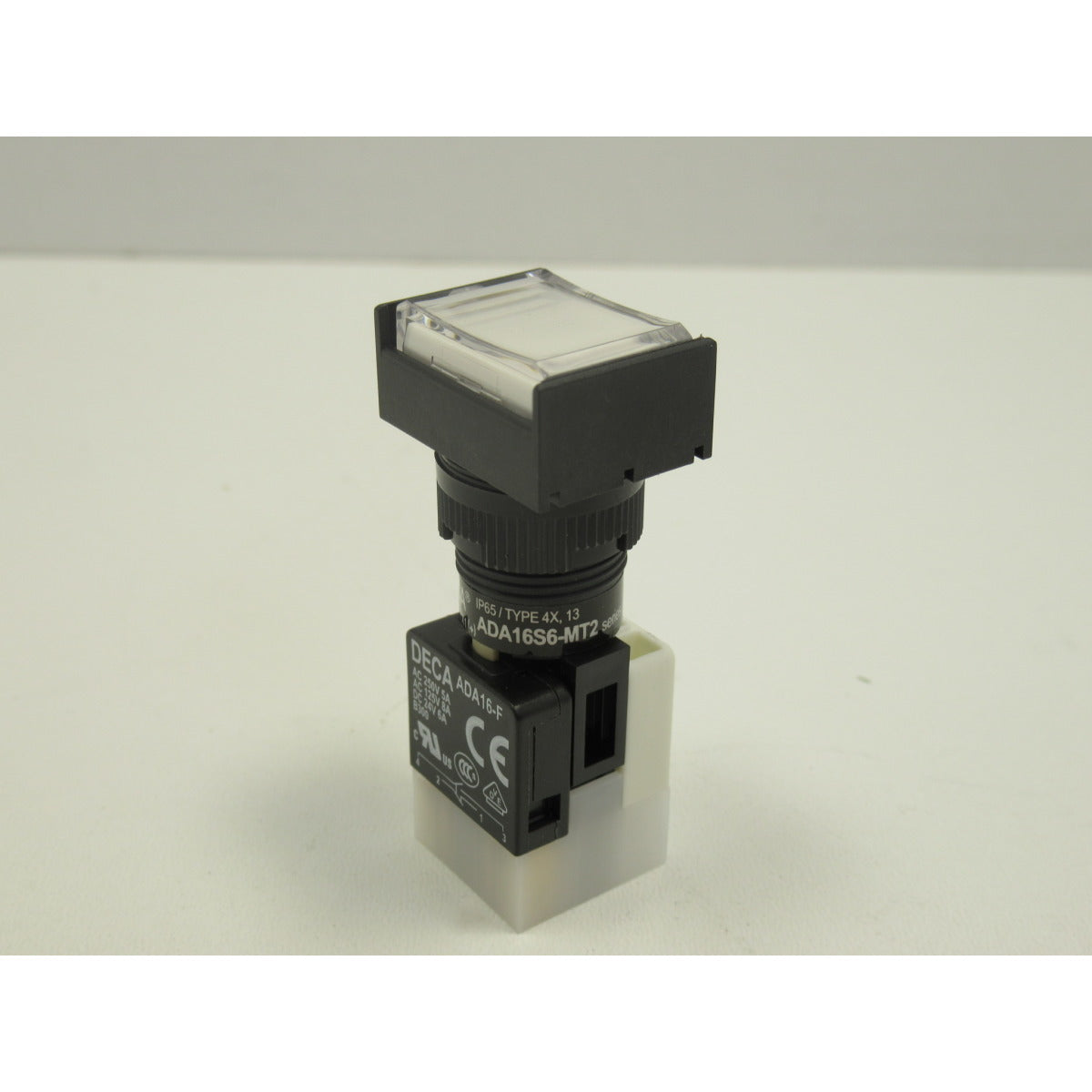 Metallkraft Schalter FSM SERIE AD 5 Steuerung weißer Drucktaster 1A-ON-SB11,12,19~23 - Art. 0393440EA0007W