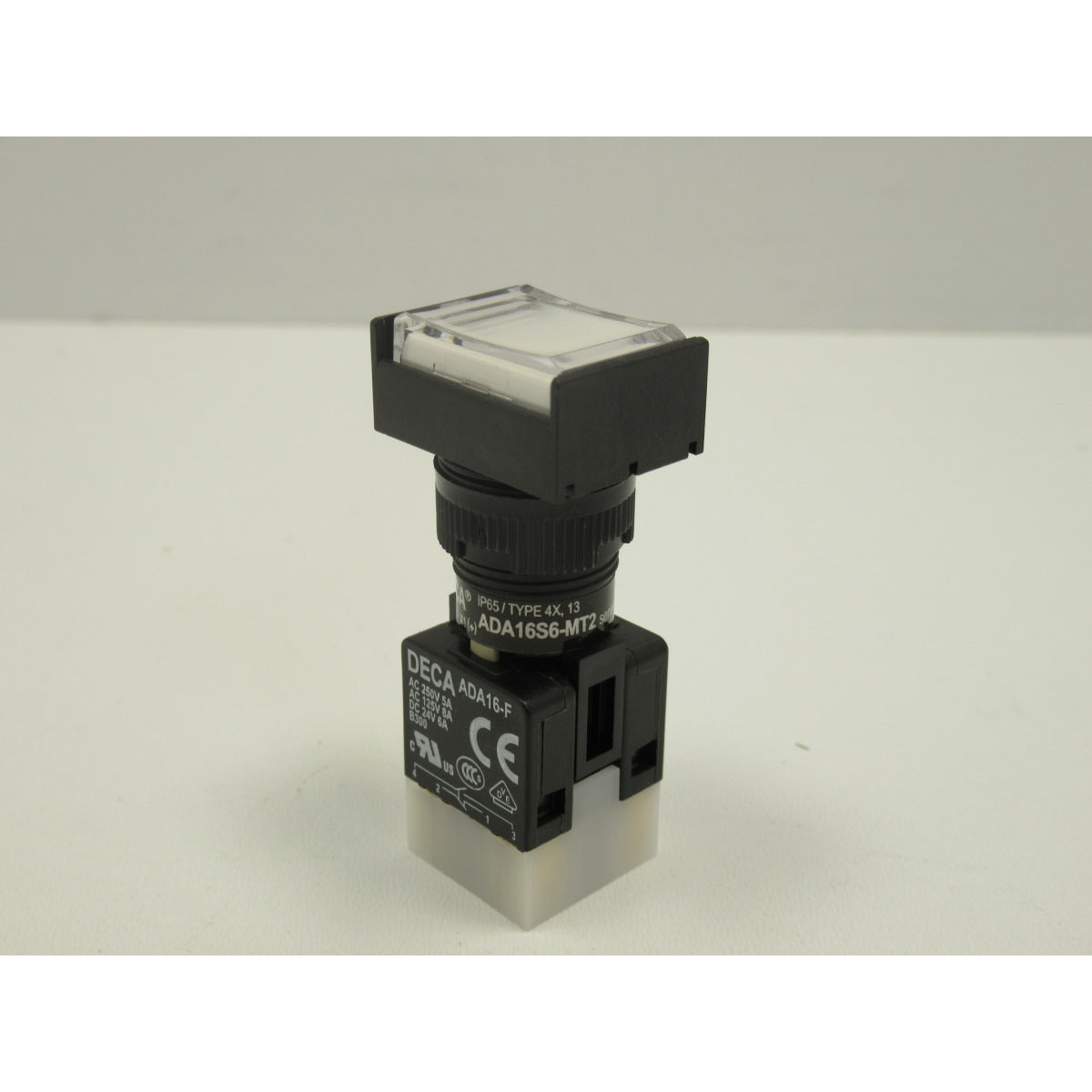 Metallkraft Schalter FSM SERIE AD 5 Steuerung weißer Drucktaster 1A1B-SB9,10 - Art. 0393440EA0009