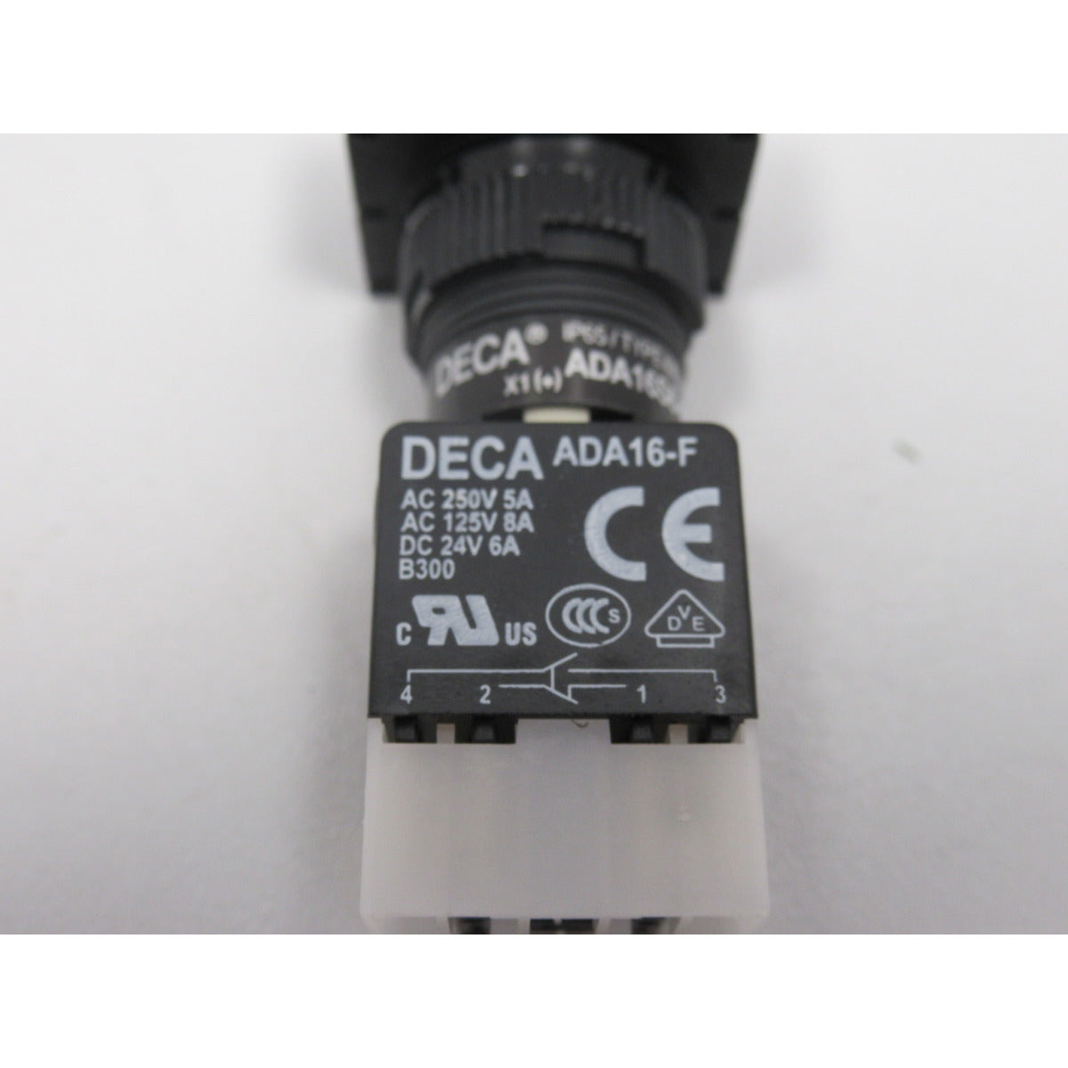 Metallkraft Schalter FSM SERIE AD 5 Steuerung weißer Drucktaster 1A1B-SB9,10 - Art. 0393440EA0009