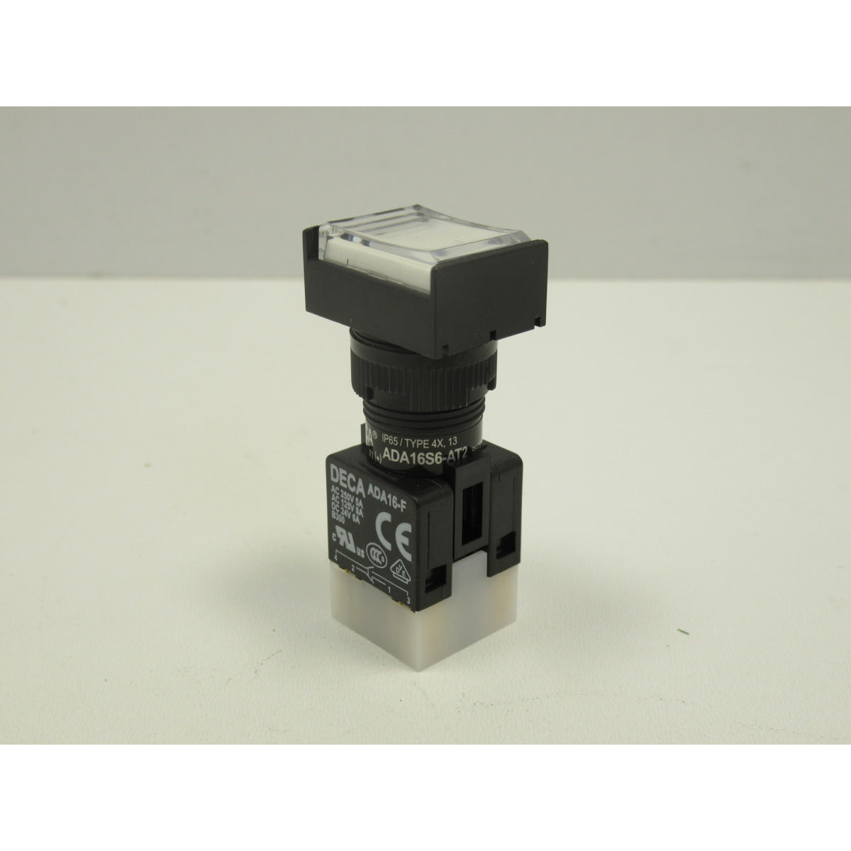 Metallkraft Schalter FSM SERIE AD 5 Steuerung weißer Drucktaster 1A1B-SA1 - Art. 0393440EA0010