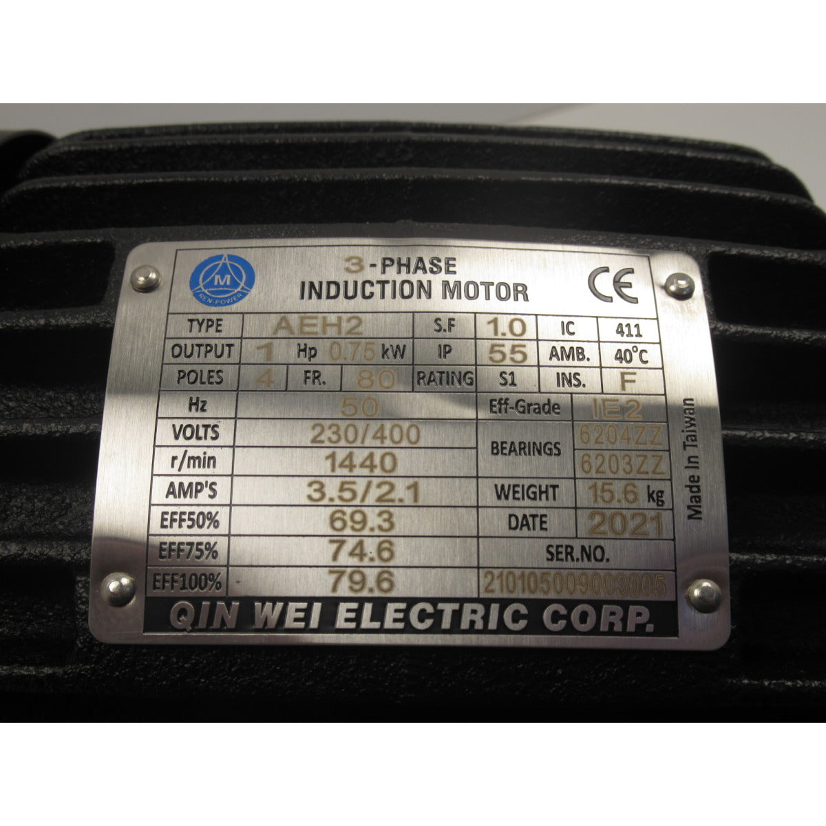 Stürmer Maschinen Motor VMBS 1408,E / 400V / 0,75kW #2000 / für Hauptantrieb - Art. 039514072000