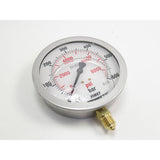 Metallkraft Manometer WPP 100 HBK E0318R / Ø100 / max. 600bar - Art. 0400E0318
