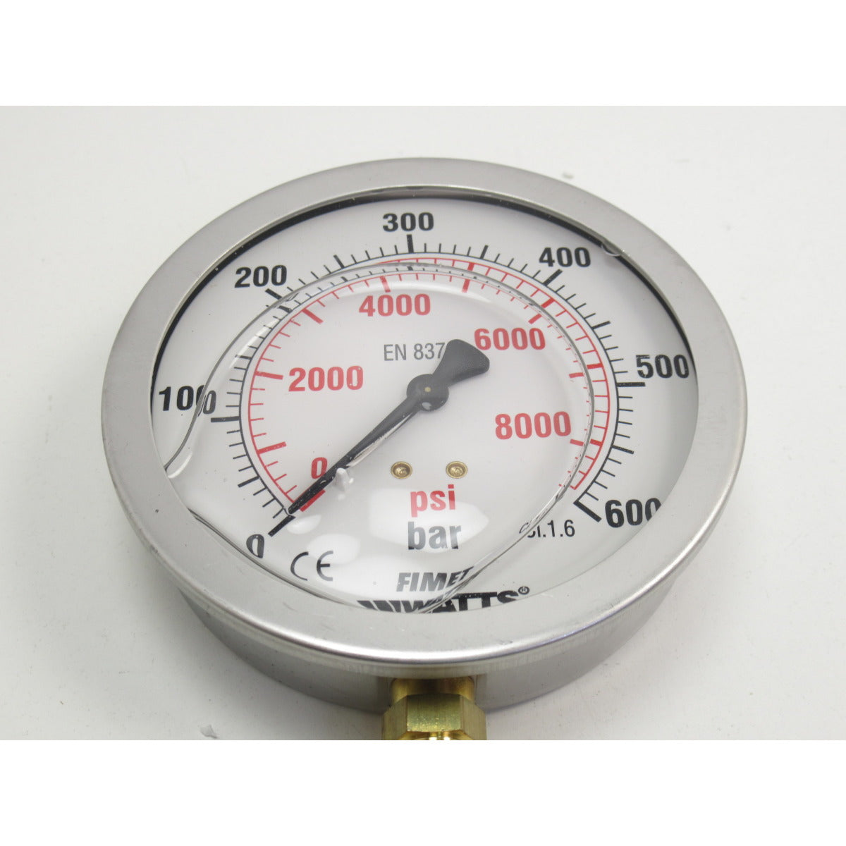 Metallkraft Manometer WPP 100 HBK E0318R / Ø100 / max. 600bar - Art. 0400E0318