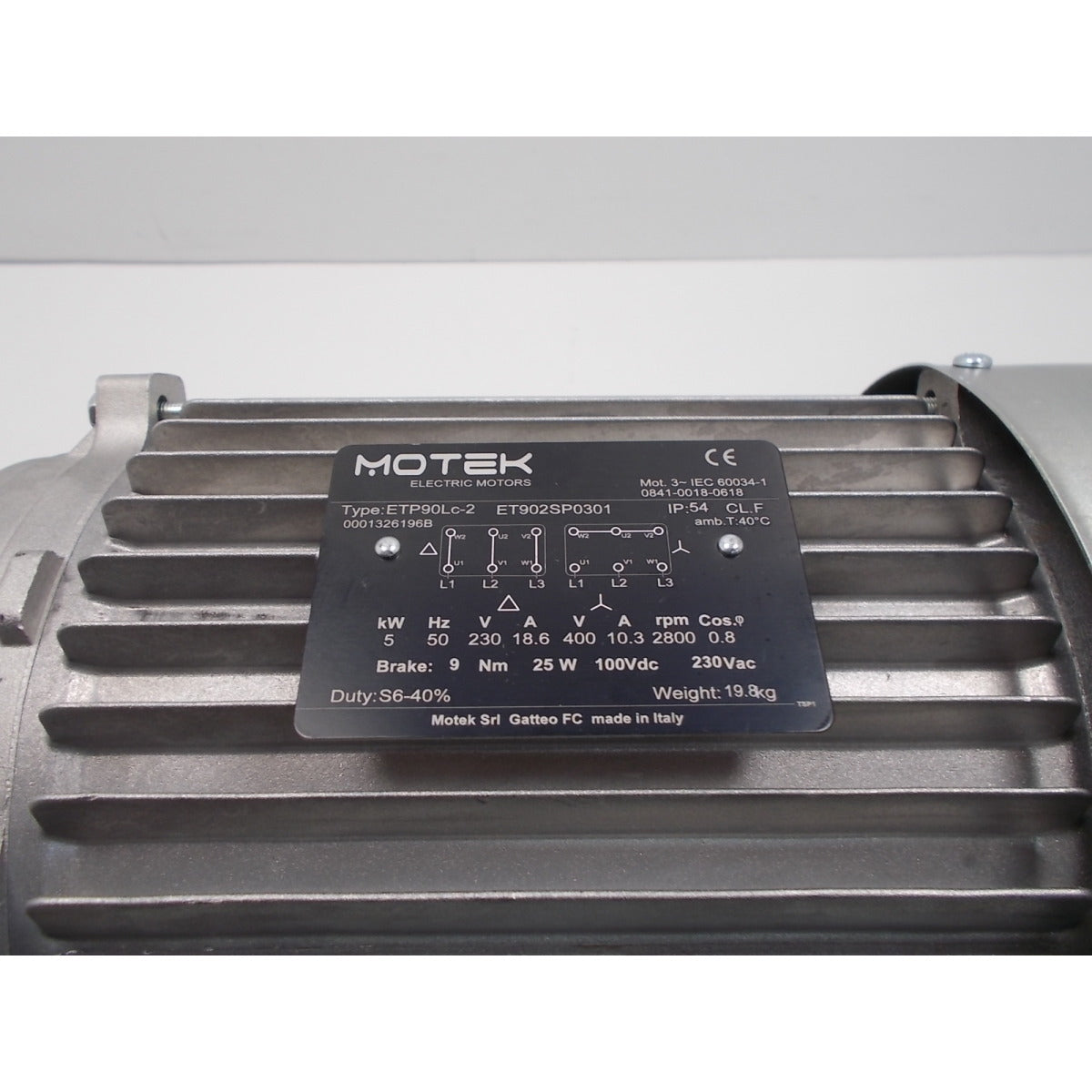 Holzkraft Motor SCM elite S / 400V, 5kW 0001326196B / inkl. 230V Motorbremse - Art. 0510001326196B