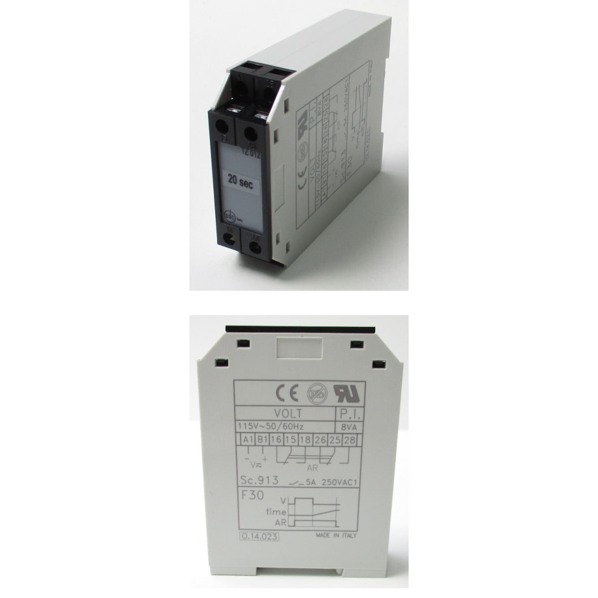 Holzkraft Zeitrelais 110V AC, TZ012-F30-SCH913CDC 0001354112H / 20Sek. - Art. 0510001354112H