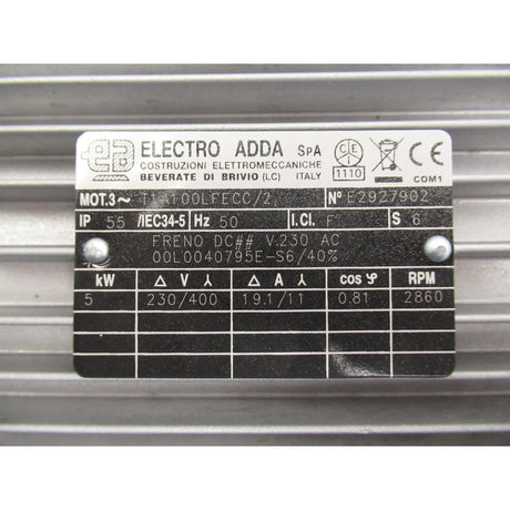 Holzkraft Motor SCM 5kW / 400V/ 50Hz 00L0040795E - Art. 05100L0040795E - Web groß Ersatzteil - Sonderposten 2