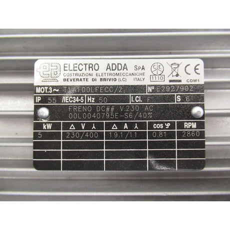 Holzkraft Motor SCM 5kW / 400V/ 50Hz 00L0040795E - Art. 05100L0040795E - Web groß Ersatzteil - Sonderposten 3