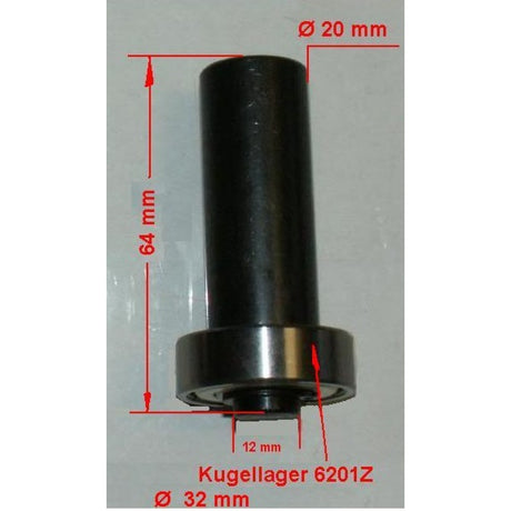 Holzkraft Rückenrolle HBS 533S, 633S inkl. Kugellager 6201ZZ - Art. 0515AC136566