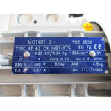 Holzkraft Motor KSO 150M,F,200F/ 400V / 0,25kW für Oszillation - Art. 0536300101