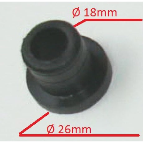 Holzstar Gummifuss KGZ 305E Ø26/Ø18 - Art. 05702305164