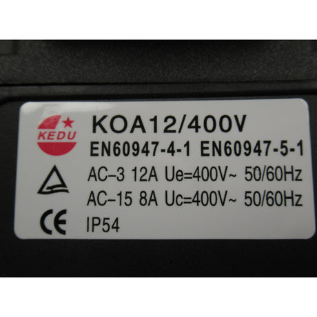 Holzkraft Schalter HWS 720 K / 400V 5905106001 / ab Bj. 01/2019 - Art. 05705905106001 - Web groß Ersatzteil - Sonderposten 2