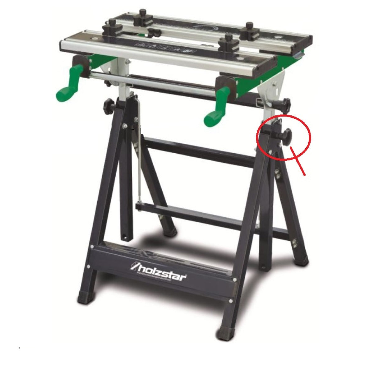 Holzstar Fixiergriff SWT 100 / M8IG für Höhenverstellung - Art. 05900010FGI