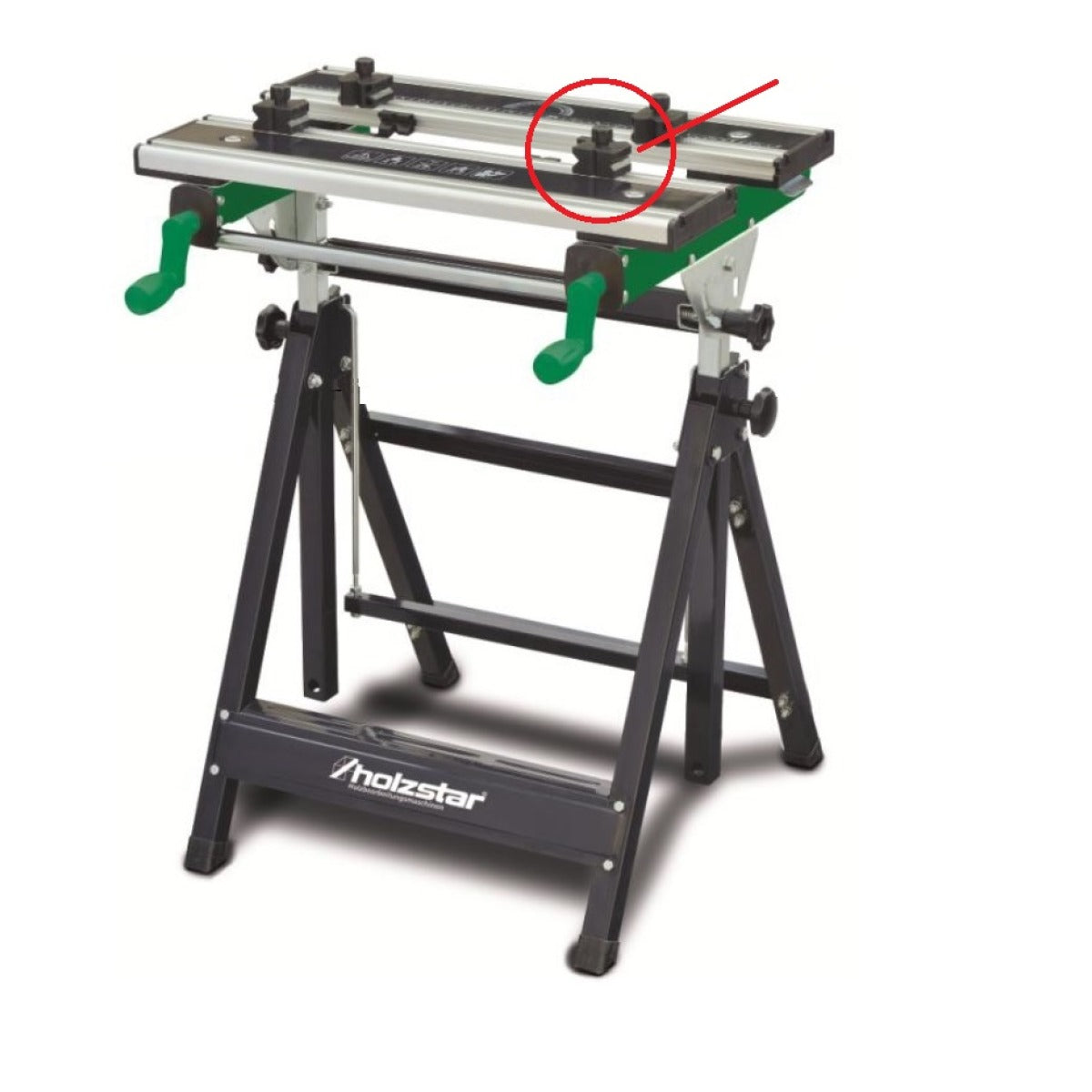 Holzstar Prismenbacke SWT 100 groß, mit Einstellschraube - Art. 05900010PJB