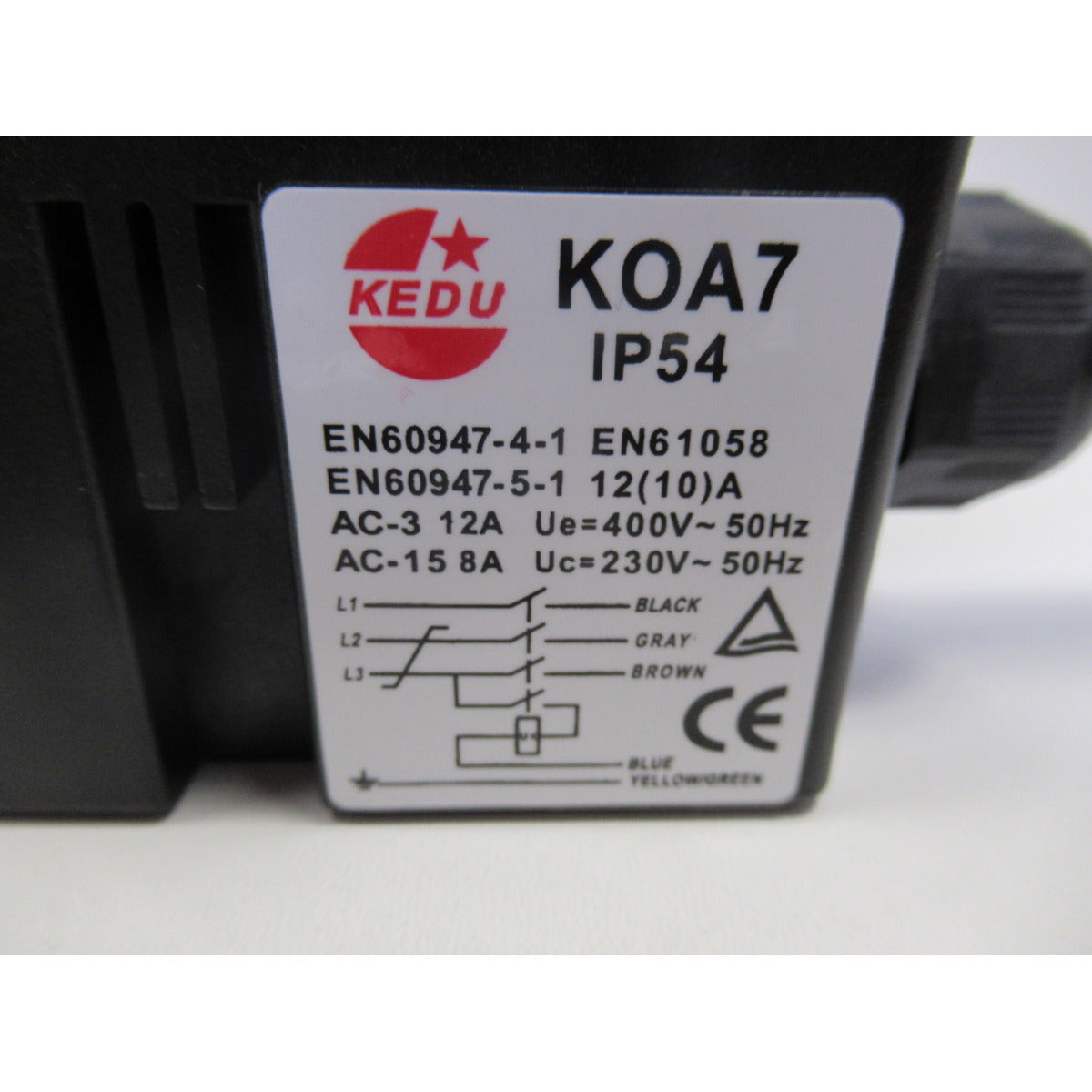 Holzstar Schalter TKS 316 E / 400V KEDU KOA7 12(10)A - Art. 0590231758