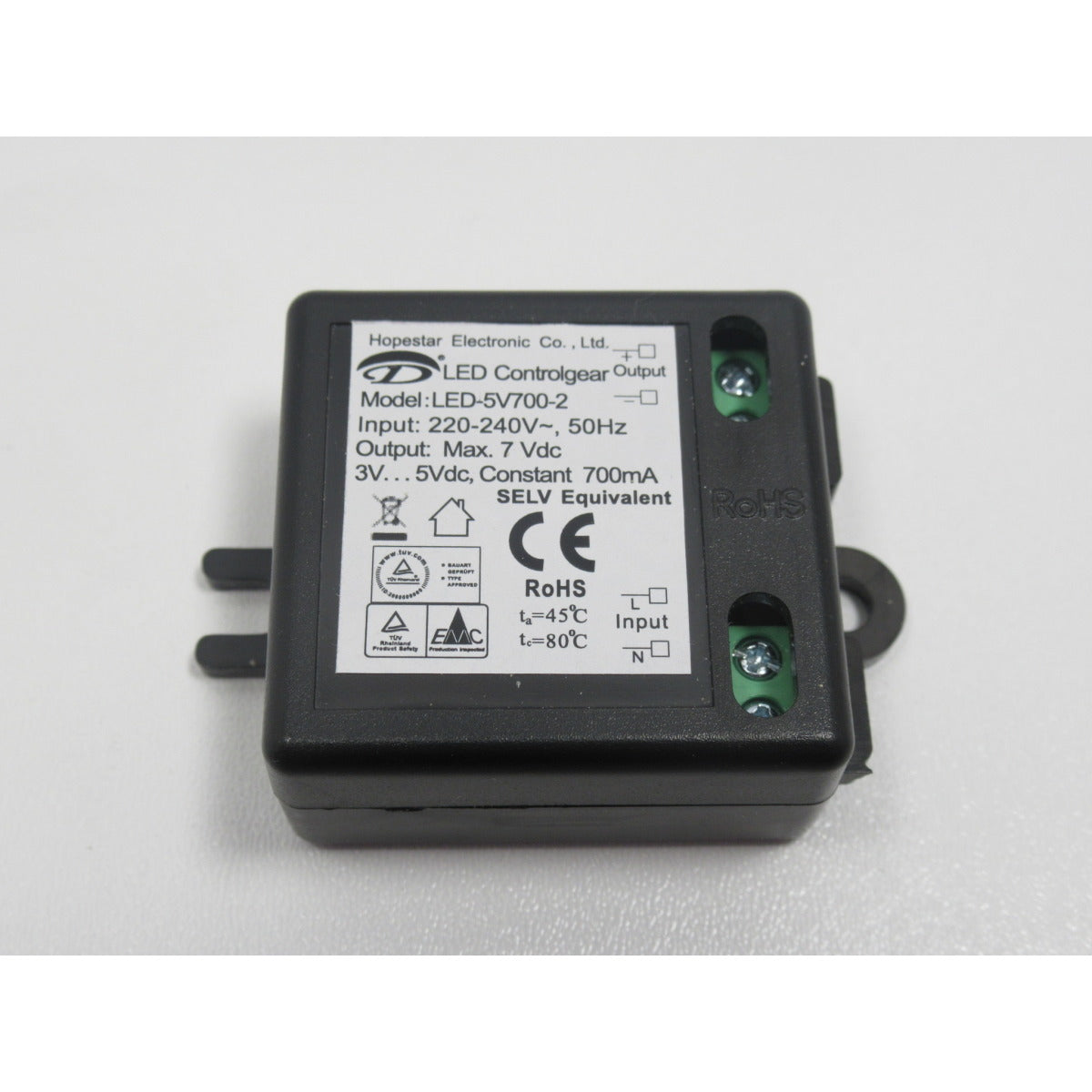 Holzstar Trafo HBS 231-1,261,321,361 LED-5V700-2 - Art. 05902423148