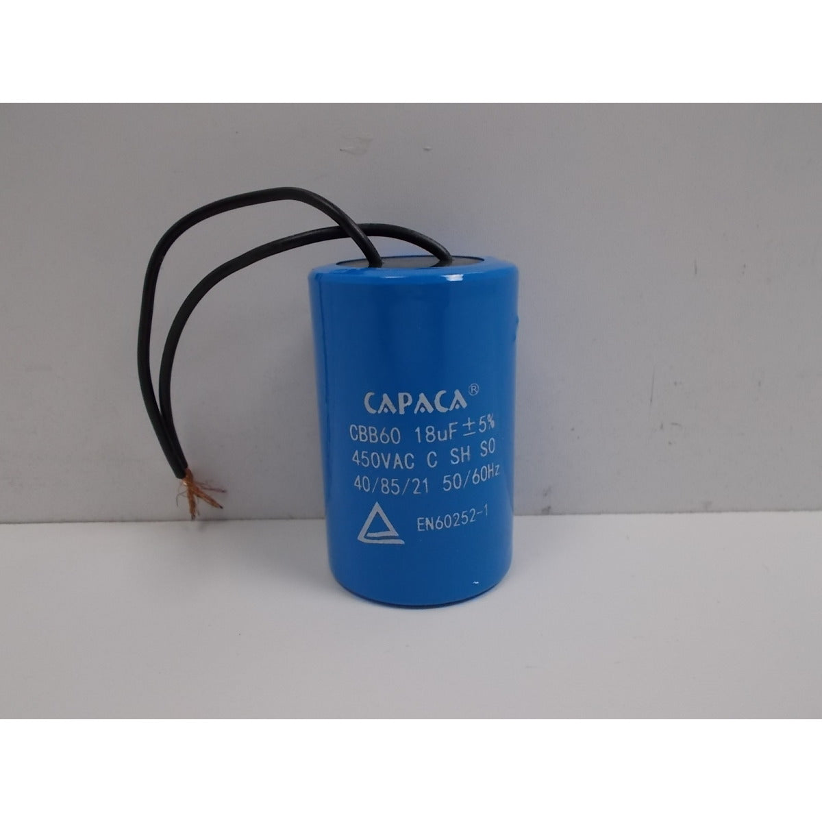 Holzstar Kondensator HBS 321-2 18µF / 450V AC / 50/60Hz / Ø40x63 - Art. 05902432C