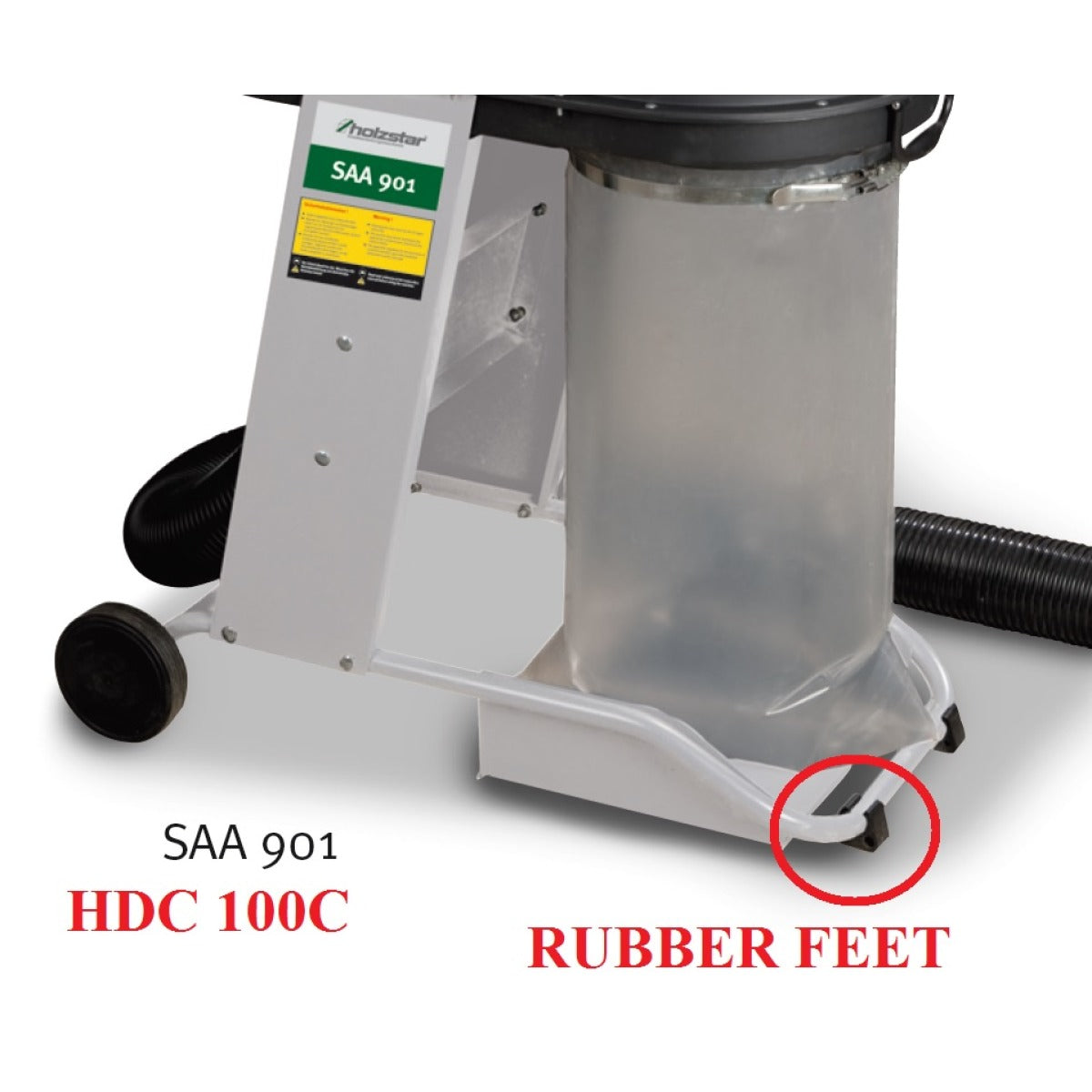 Holzstar Gummifuss SAA 901 - Art. 05923901RF