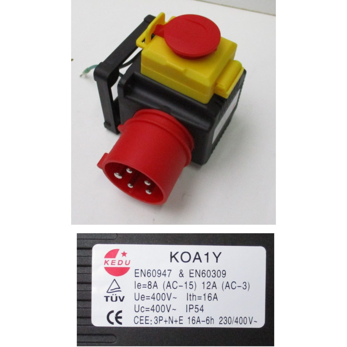 Holzstar Schalter HSE 13-1050, ZE / 400V KEDU KOA1Y 16A / IP54 - Art. 059813200S