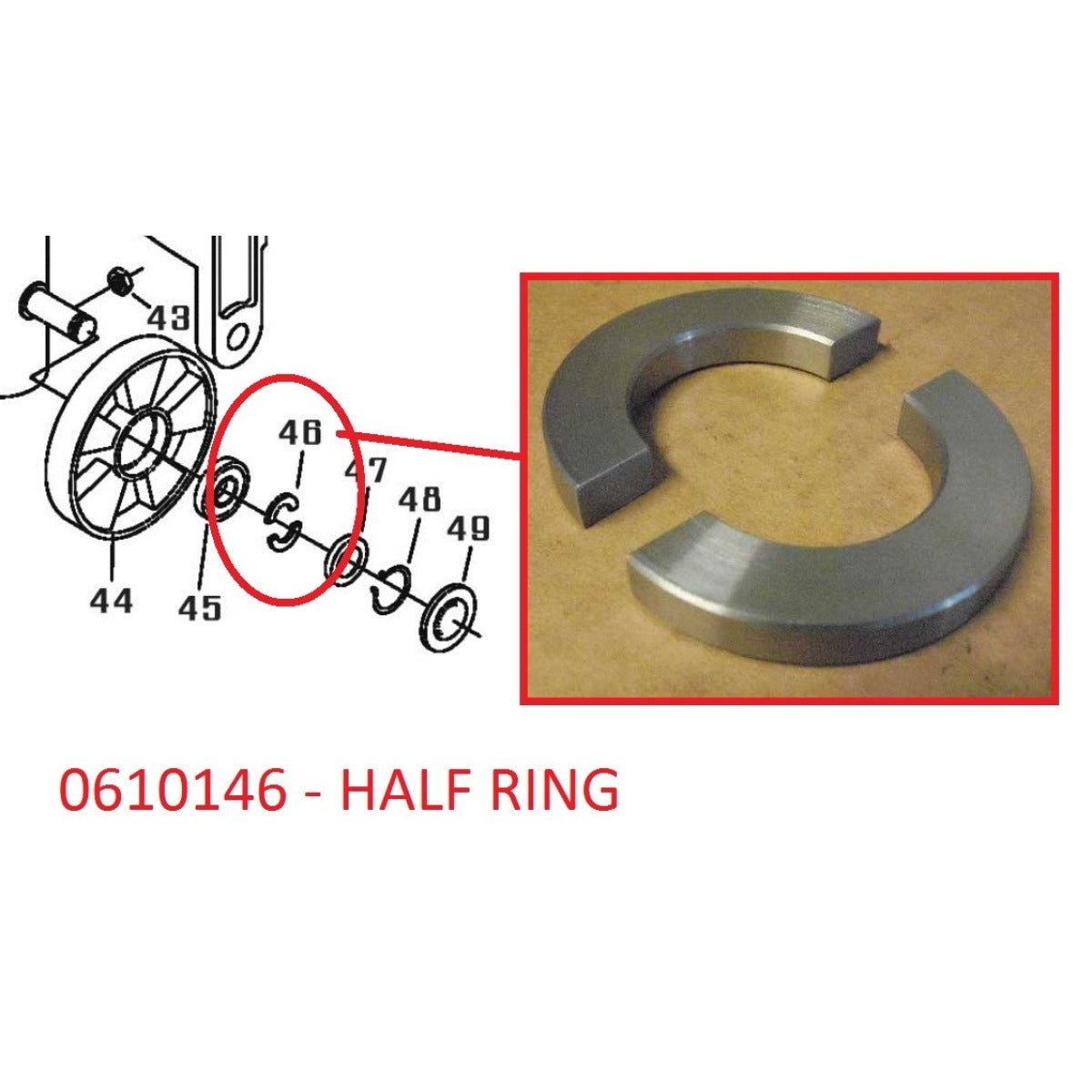 Unicraft Halbring PHH 1001 PART 1 - Art. 0610146