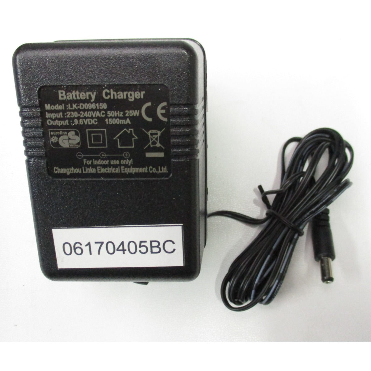 UNICRAFT Ladegerät KW 5 / 10 DC 9.6V/1500mA, Version 1 SM-06170405BC - SM.P-06170405BC