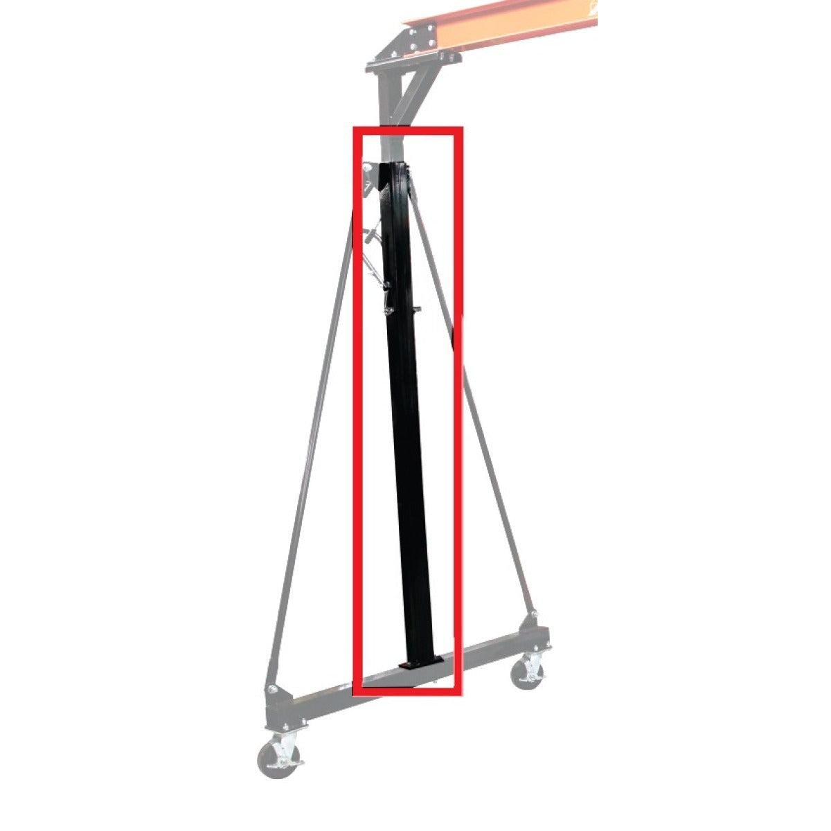 UNICRAFT Vierkantrohr PK 2  RAL9005 – technische Ausführung 2 SM-0617220023