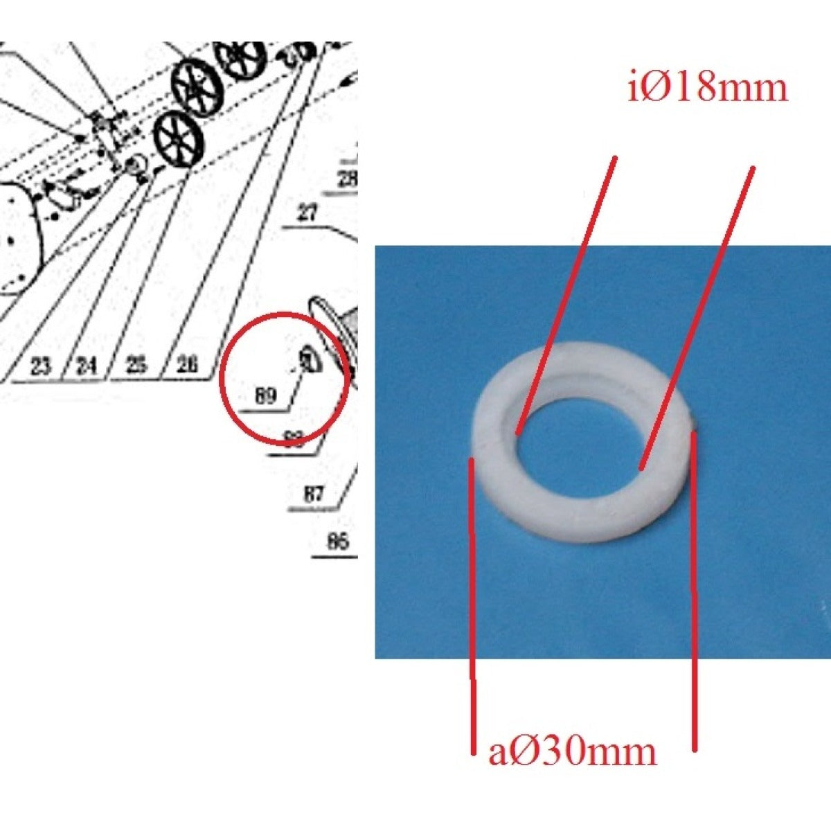 UNICRAFT Distanzring MES 600 SM-0619816089 - SM.P-0619816089