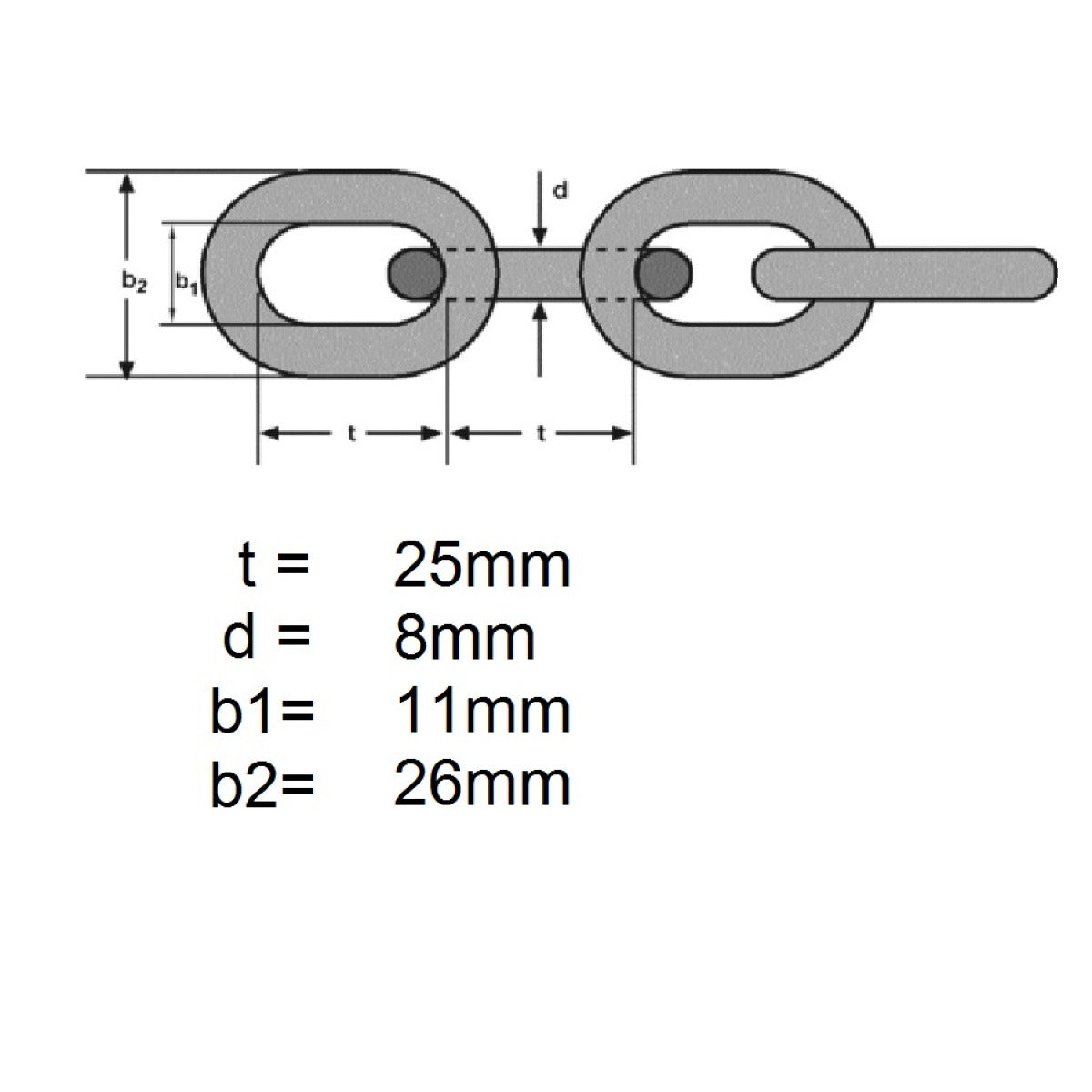 UNICRAFT Lastkette K 3000  6m SM-0620210301
