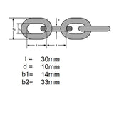 UNICRAFT Lastkette K 10000  12.50m SM-0620211001