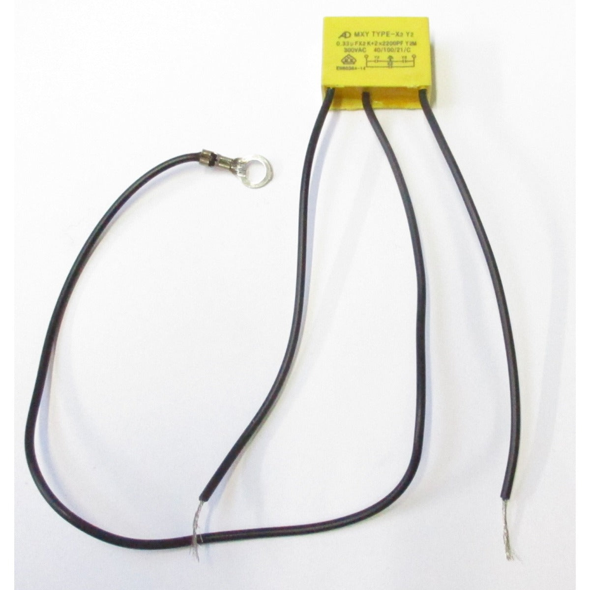 UNICRAFT Kondensator SSK 2/2.5/3/3.1/4 0,33µF / 300VAC 3pol. – Variante 1 SM-0620400225K - SM.P-0620400225K