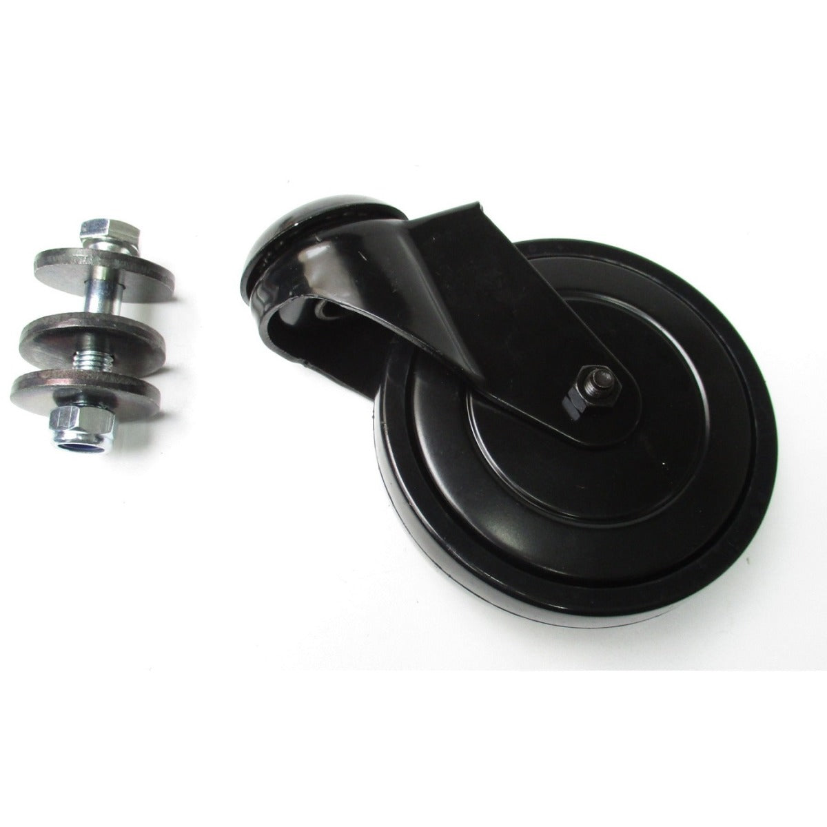 UNICRAFT Lenkrolle WK 2, WKP 2 TOP  RAL9005 / 124X35 SM-06210906000046