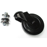 UNICRAFT Lenkrolle WK 2, WKP 2 TOP  RAL9005 / 124X35 SM-06210906000046