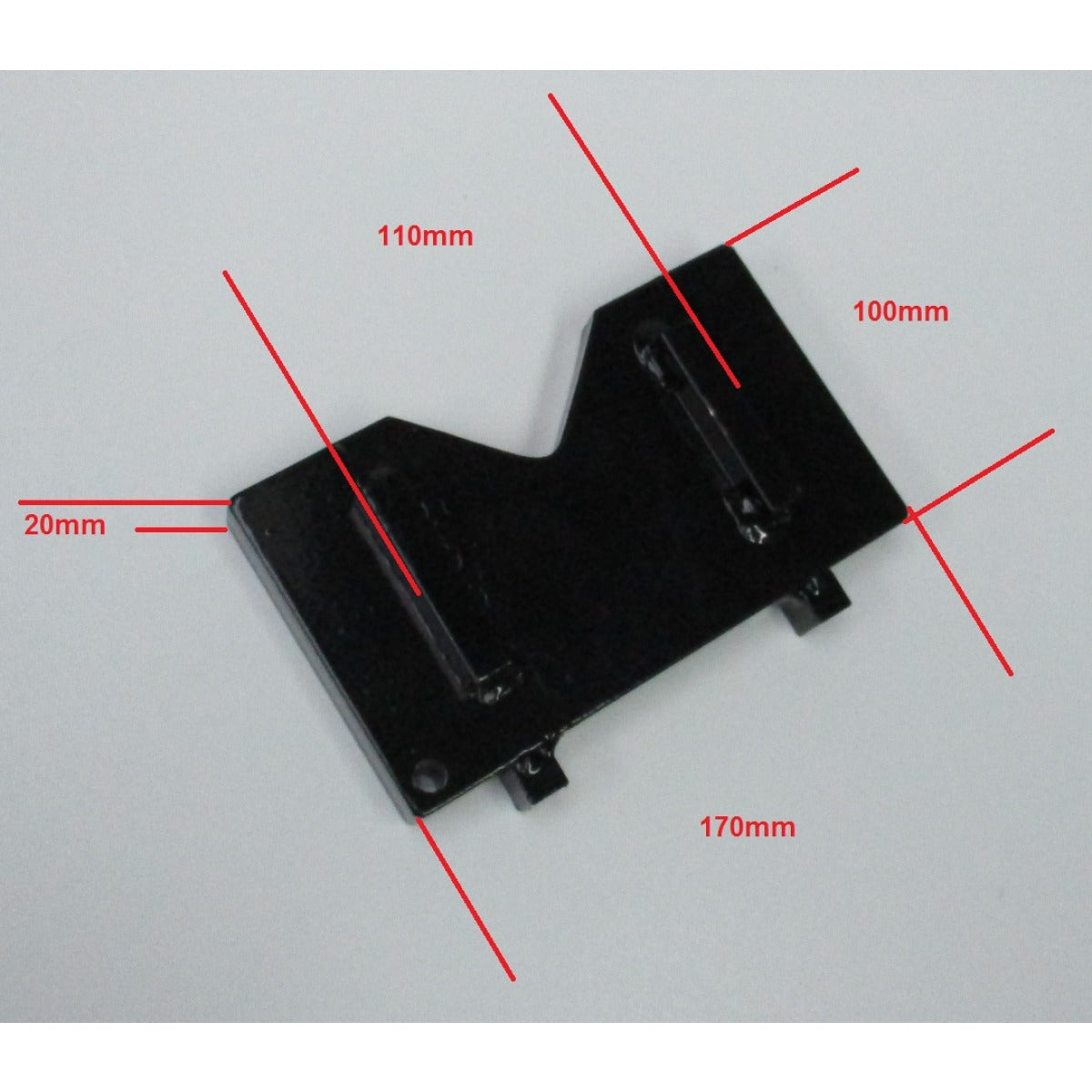 UNICRAFT Auflageblock WPP 10TE RAL9005 SM-0630001112 - SM.P-0630001112