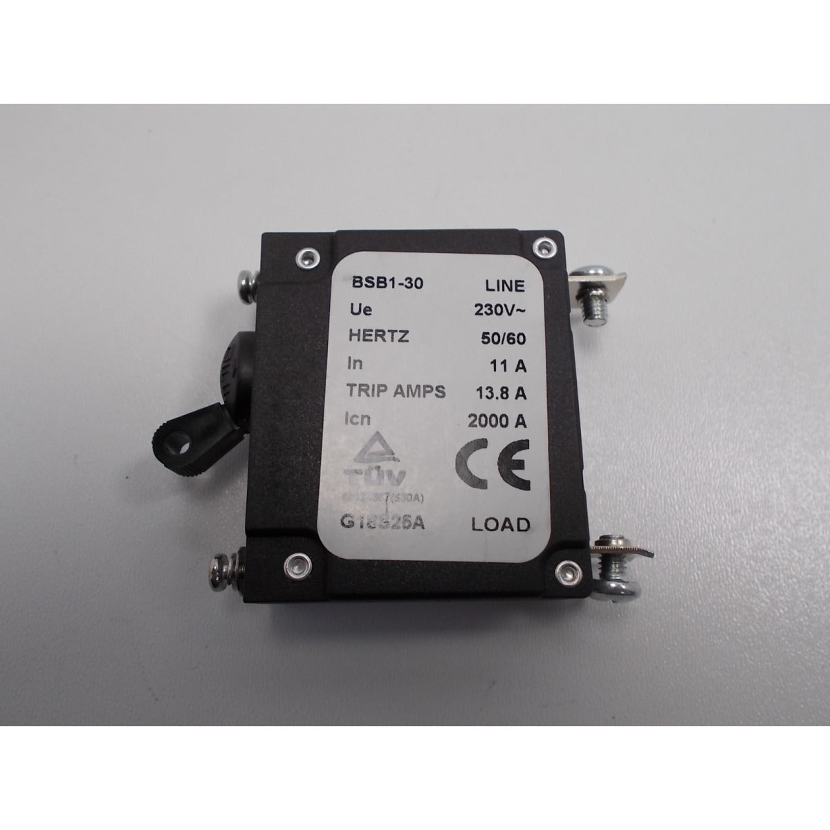 UNICRAFT Motorschutzschalter PG-E 30  am Bedienpanel / ON/OFF 11A SM-067060CB11A